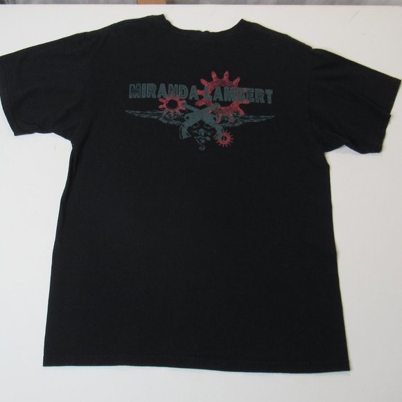 Miranda Lambert Locked & Reloaded Tour Vintage Y2K 2000s Country Music T Shirt - Picture 3 of 6